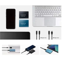 SSD Portable External Drive 512GB Fast Compact USB C Storage - Oracle Gifts