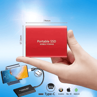 SSD Portable External Drive 512GB Fast Compact USB C Storage - Oracle Gifts
