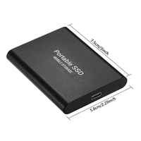 SSD Portable External Drive 512GB Fast Compact USB C Storage - Oracle Gifts