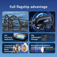 Wireless Bone Conduction Headphones USB Charging Open Ear Sport - Oracle Gifts