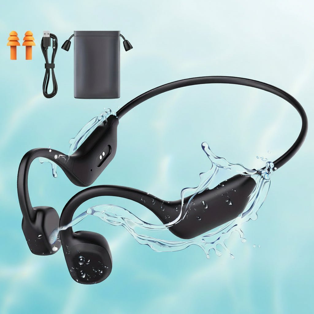 Wireless Bone Conduction Headphones USB Charging Open Ear Sport - Oracle Gifts